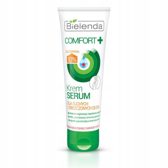 BIELENDA COMFORT + KREM SERUM DO EKSTREMALNIE SUCHYCH I ZNISZCZONYCH DO DŁONI 75ML